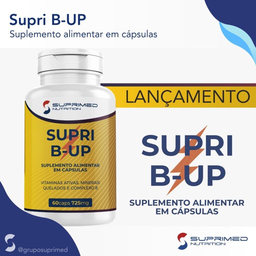 Supri B-UP – Suplemento Alimentar Em Cápsulas | Grupo Suprimed